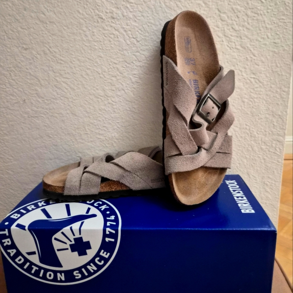 Birkenstock Lugano Suede Leather